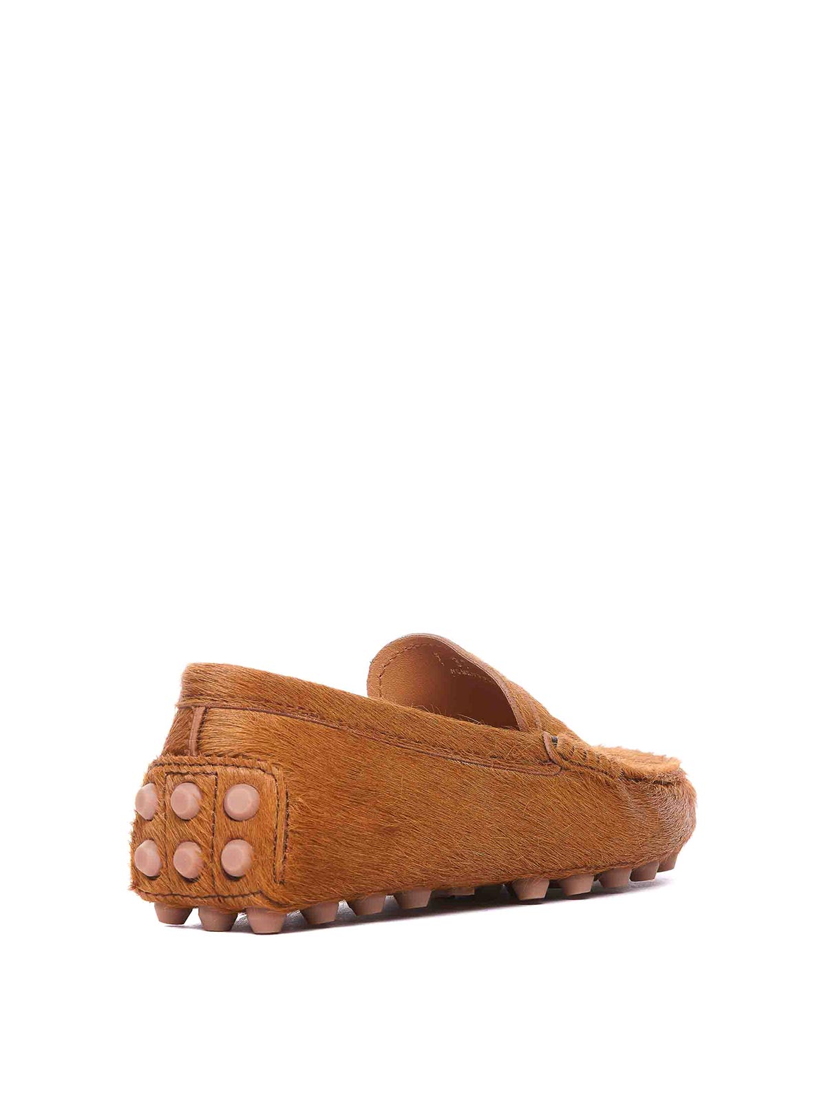 Shop Tod's Bubble Gommini Loafers In Beis