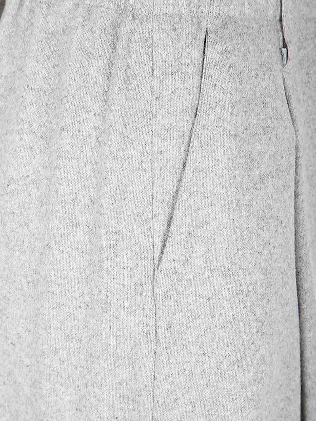 Shop Liviana Conti Elastic Waist Trousers In Gris