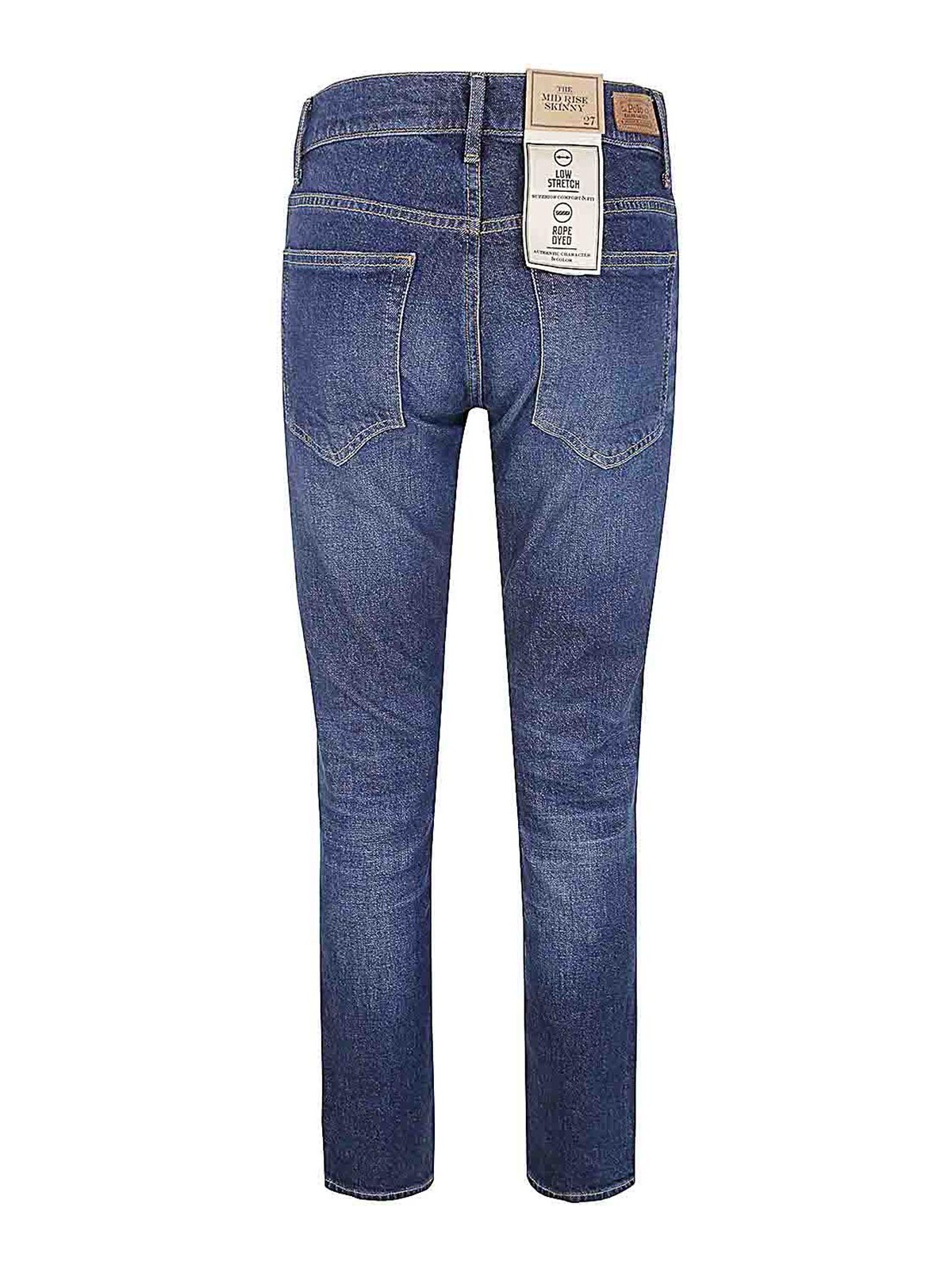 Shop Polo Ralph Lauren Skinny Jeans In Azul