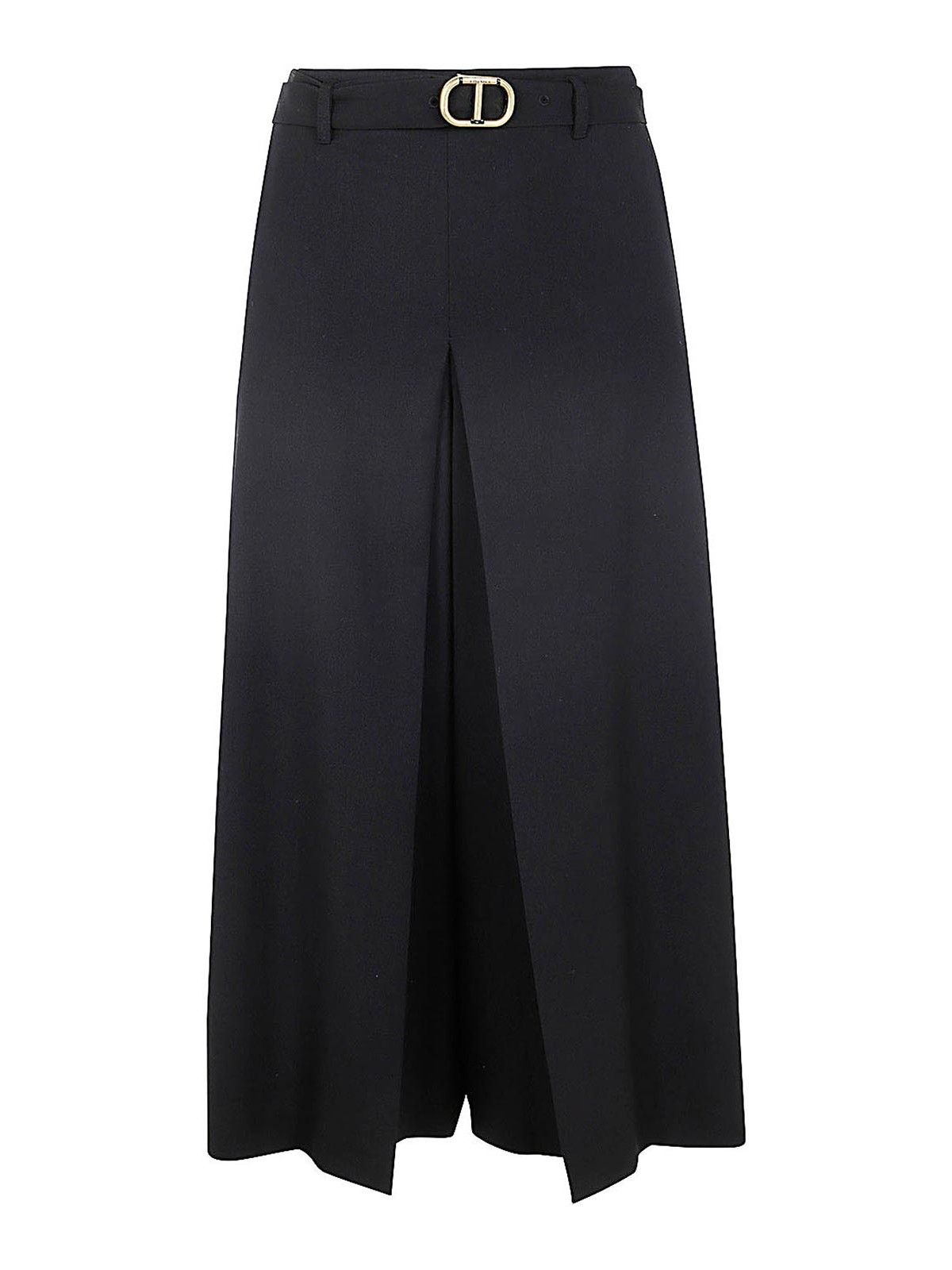 Shop Twinset Trousers In Negro