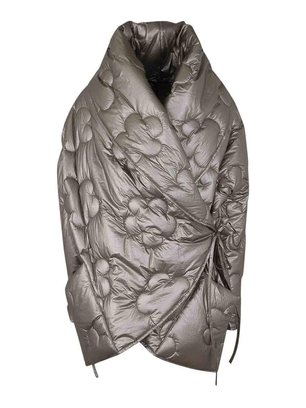 Shop Maria Calderara Padded Jacket In Metálico