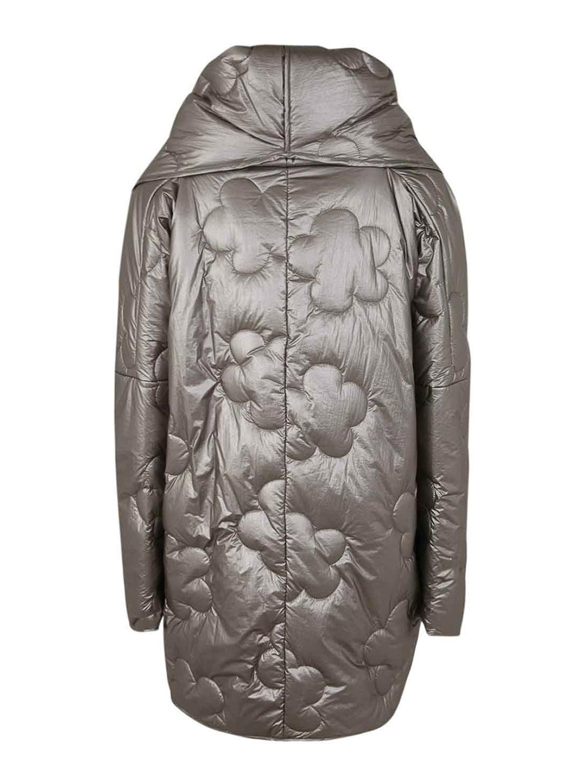 Shop Maria Calderara Padded Jacket In Metálico