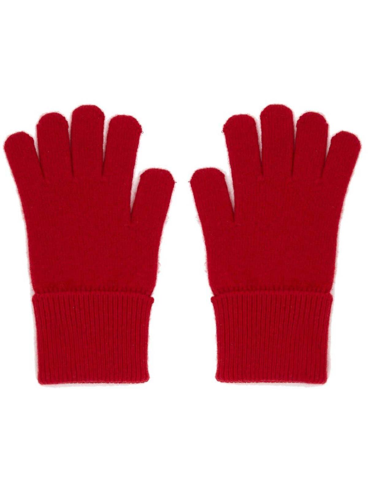 Shop Jw Anderson Anchor Gloves In Red