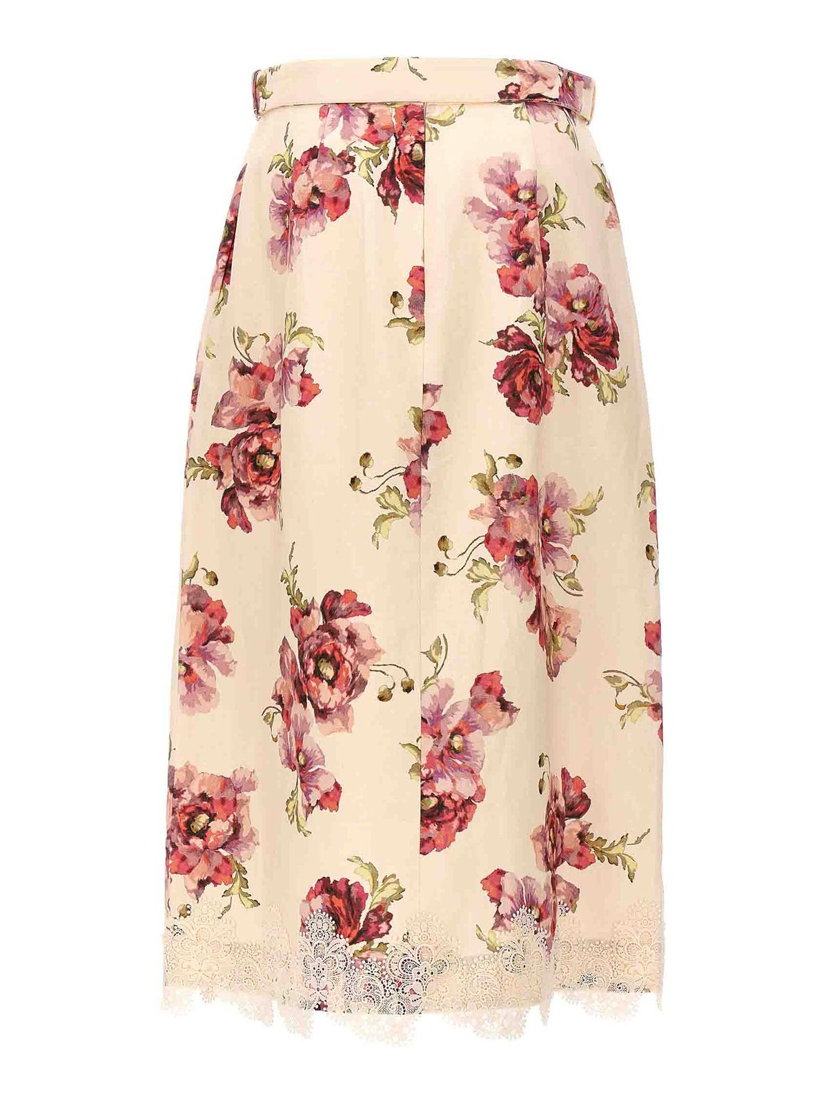 Shop Zimmermann Floreal Skirt In Multicolour