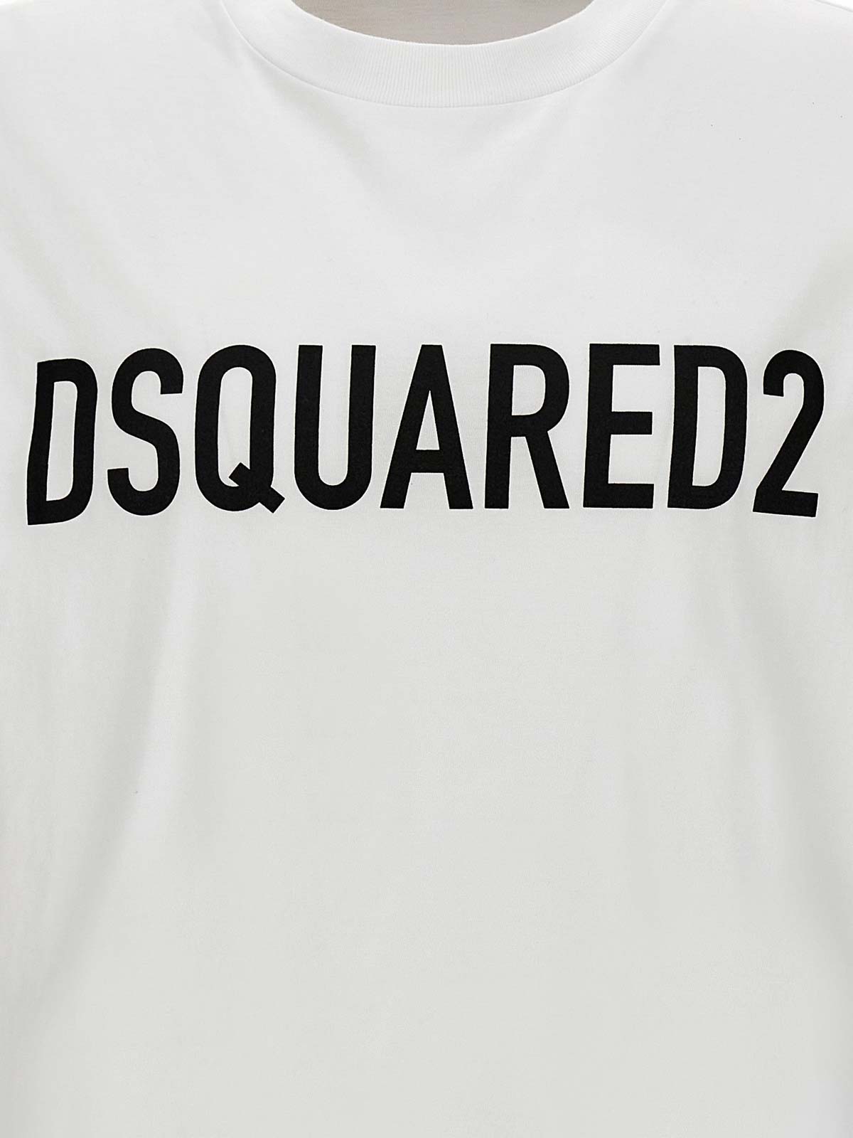 Shop Dsquared2 Logo T-shirt In White