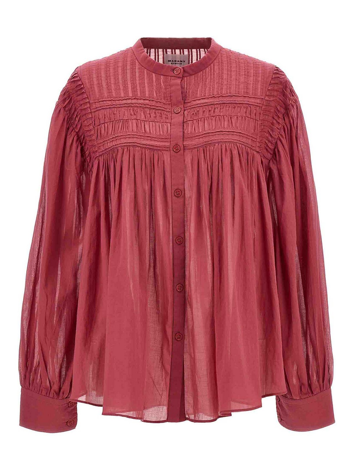 Shop Isabel Marant Étoile Plalia Shirt In Nude & Neutrals