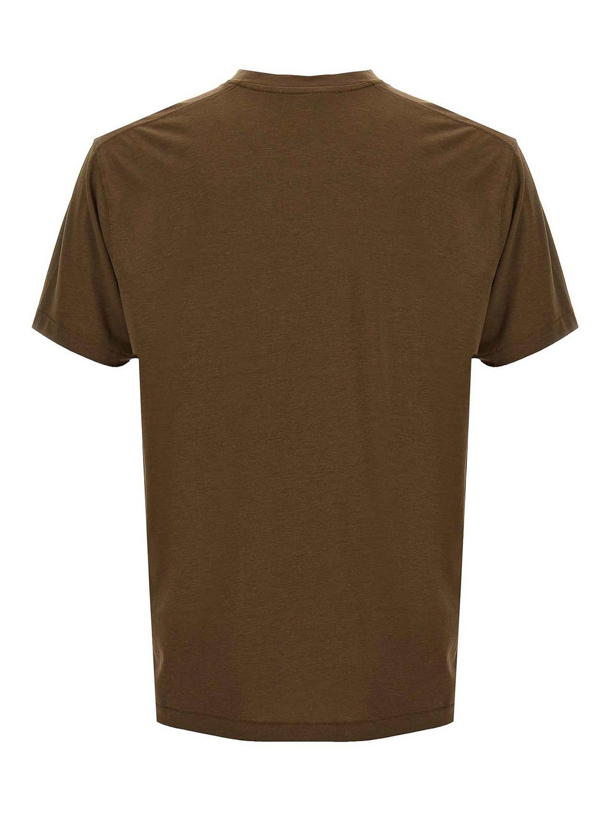 Shop Tom Ford Lyocell Blend T-shirt In Green