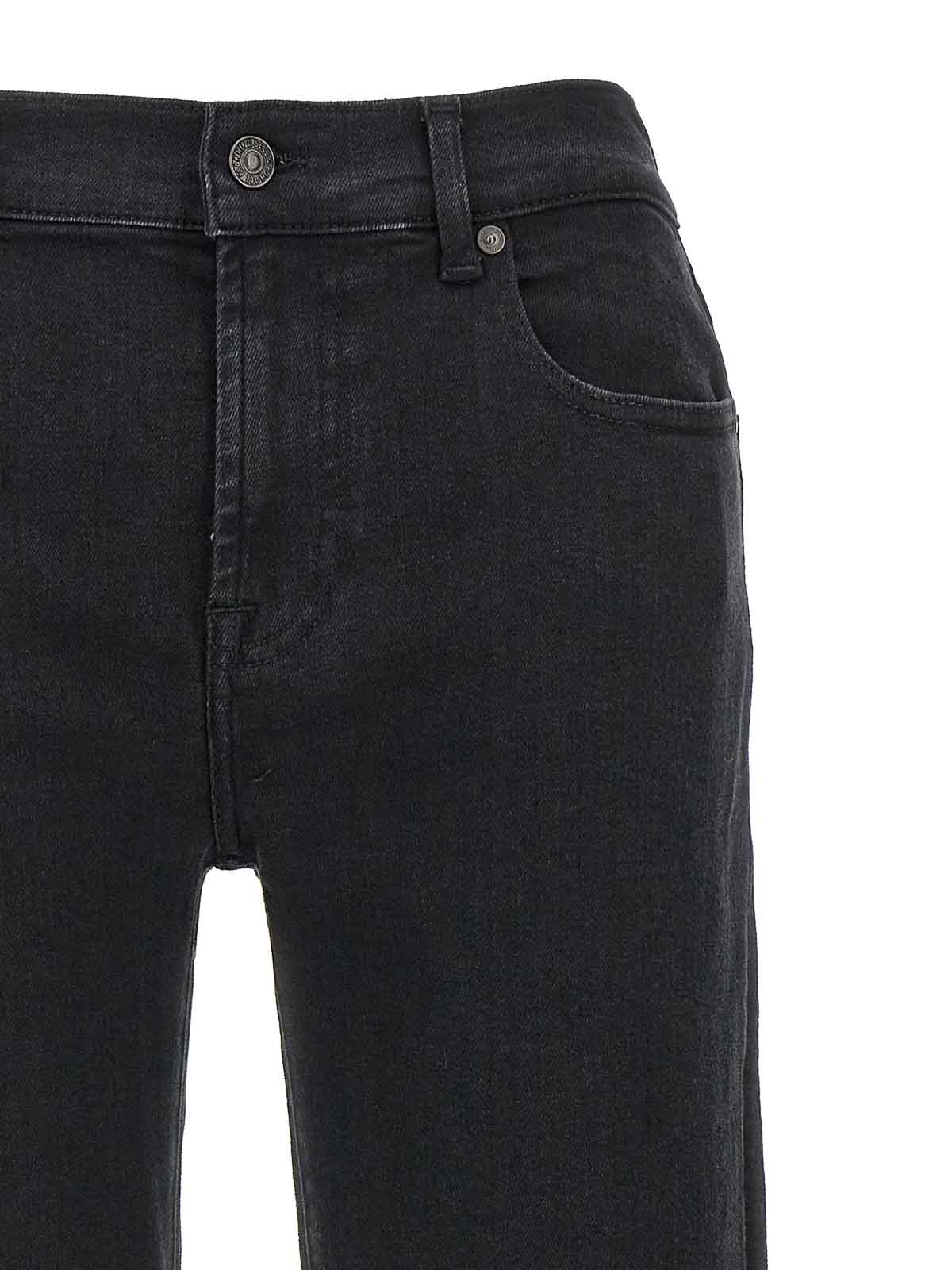 Shop 7 For All Mankind Relaxed Skinny Jeans In Black