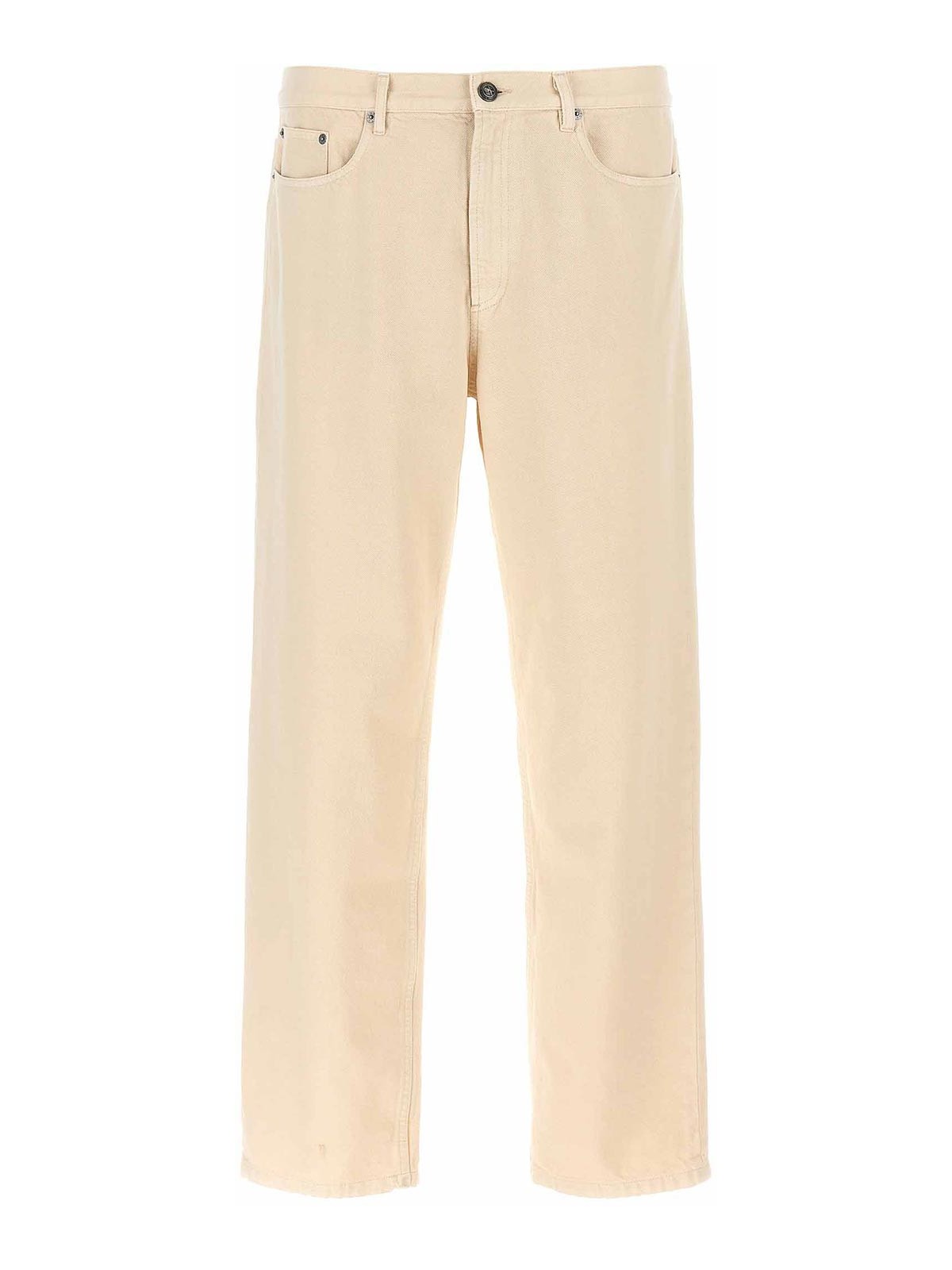 Shop Apc Martin Jeans In Beige