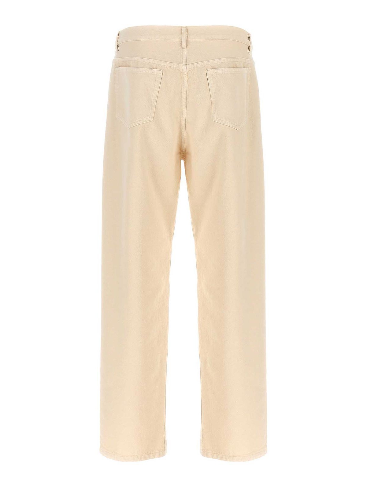 Shop Apc Martin Jeans In Beige