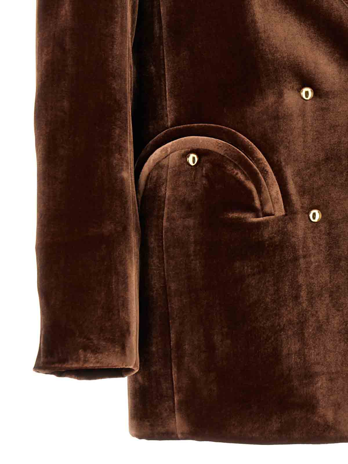 Shop Blazé Milano Afterglow Everyday Blazer In Brown