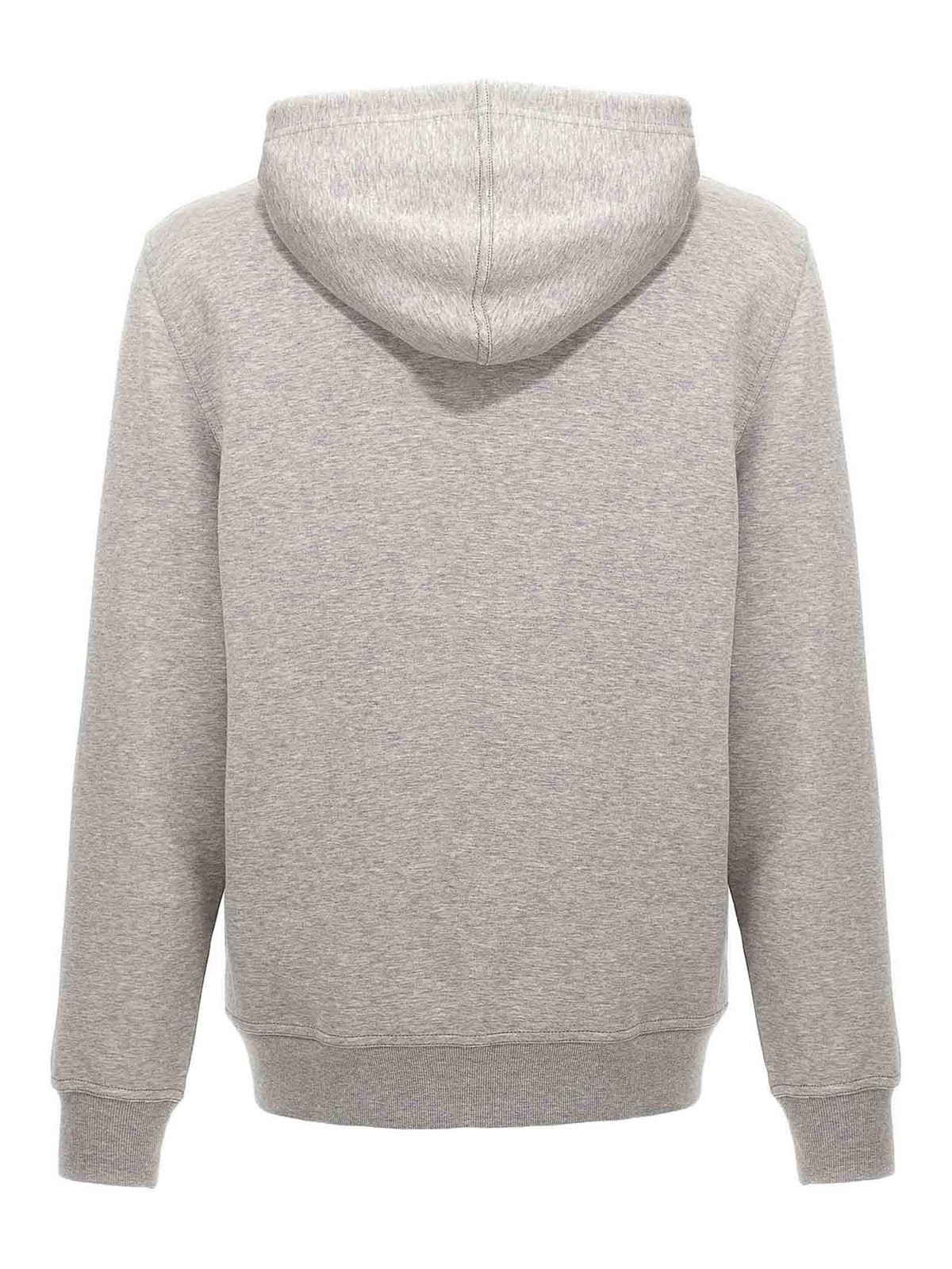 Shop Brunello Cucinelli Cotton Blend Hoodie In Grey