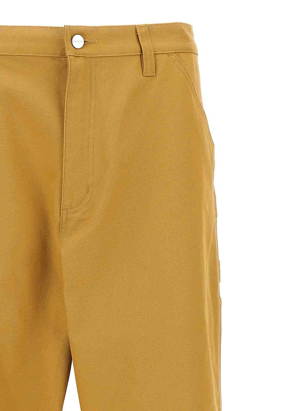 Shop Carhartt Ducks Single Knee Pants In Beige