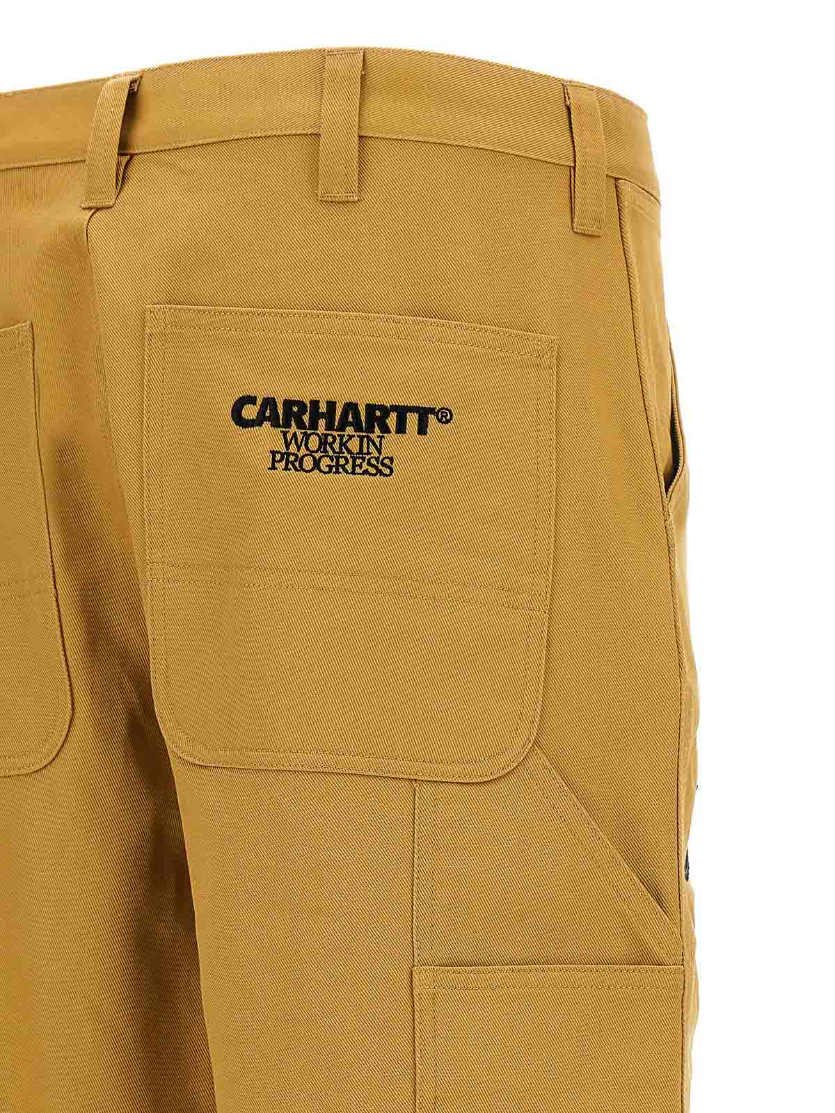 Shop Carhartt Ducks Single Knee Pants In Beige