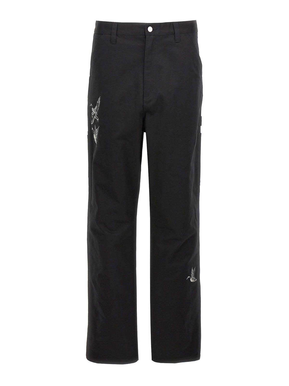 Shop Carhartt Ducks Single Knee Pants In Black