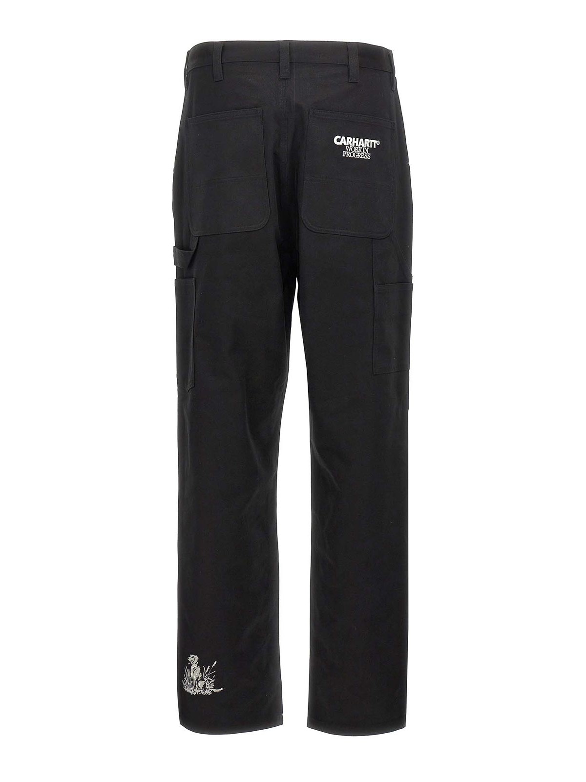 Shop Carhartt Ducks Single Knee Pants In Black