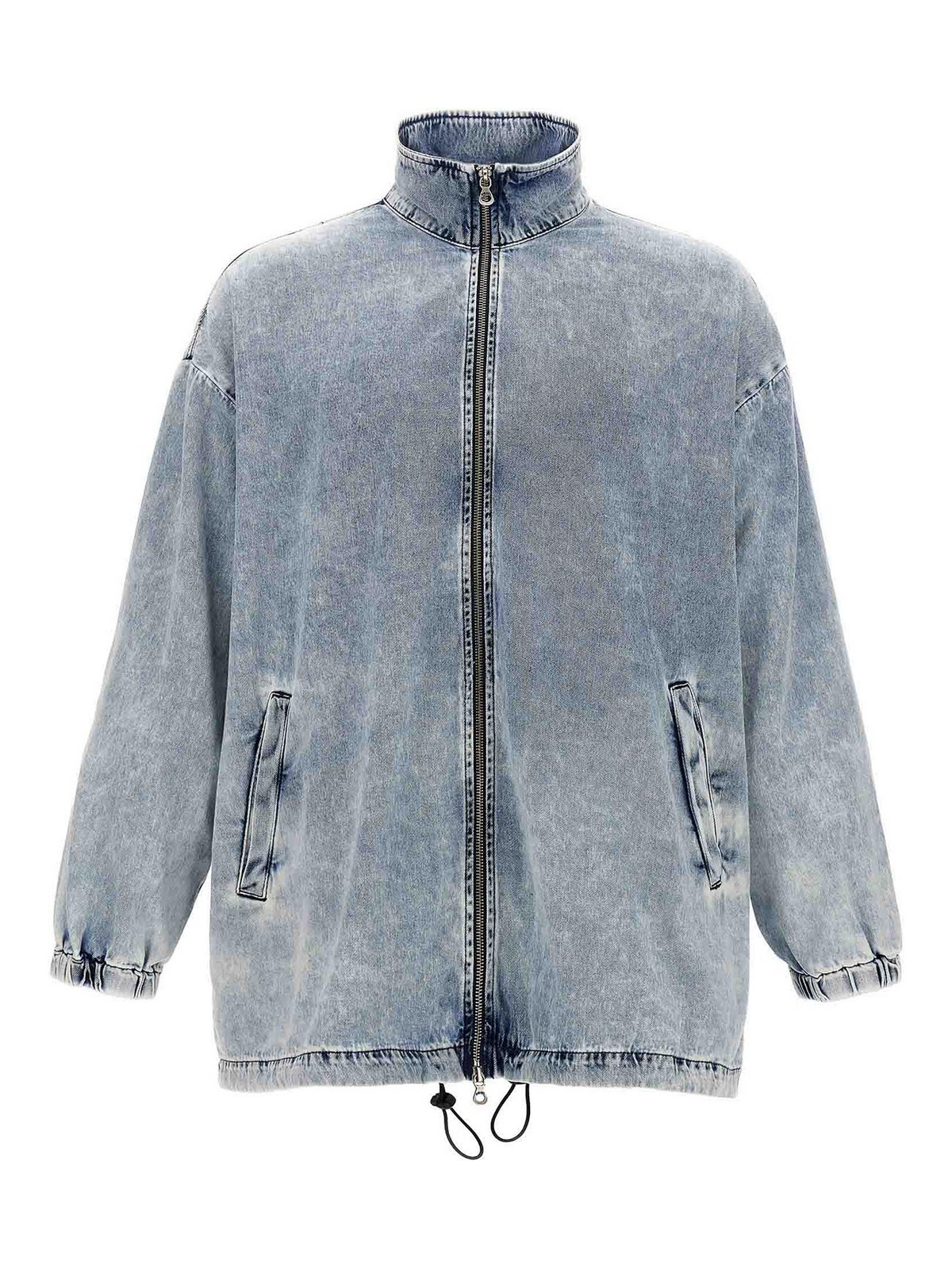 Shop Diesel D-krap-s1 Jacket In Light Blue