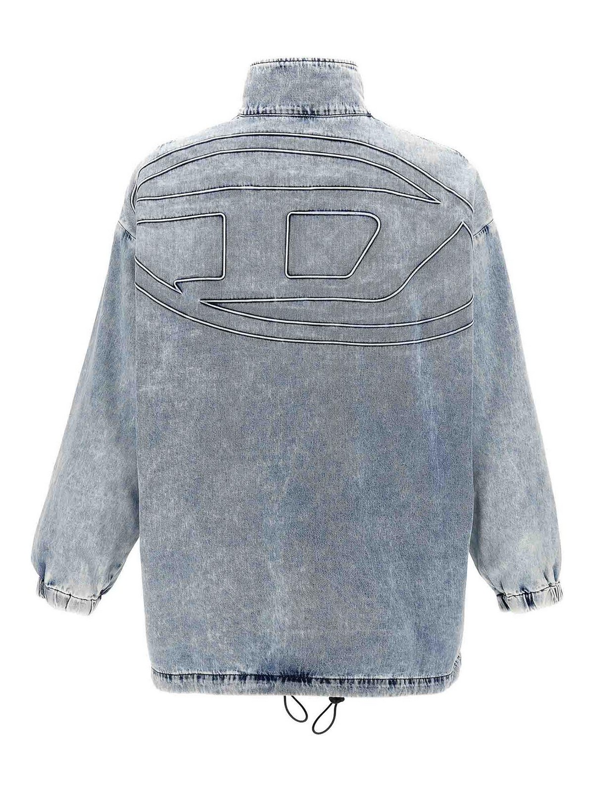 Shop Diesel D-krap-s1 Jacket In Light Blue