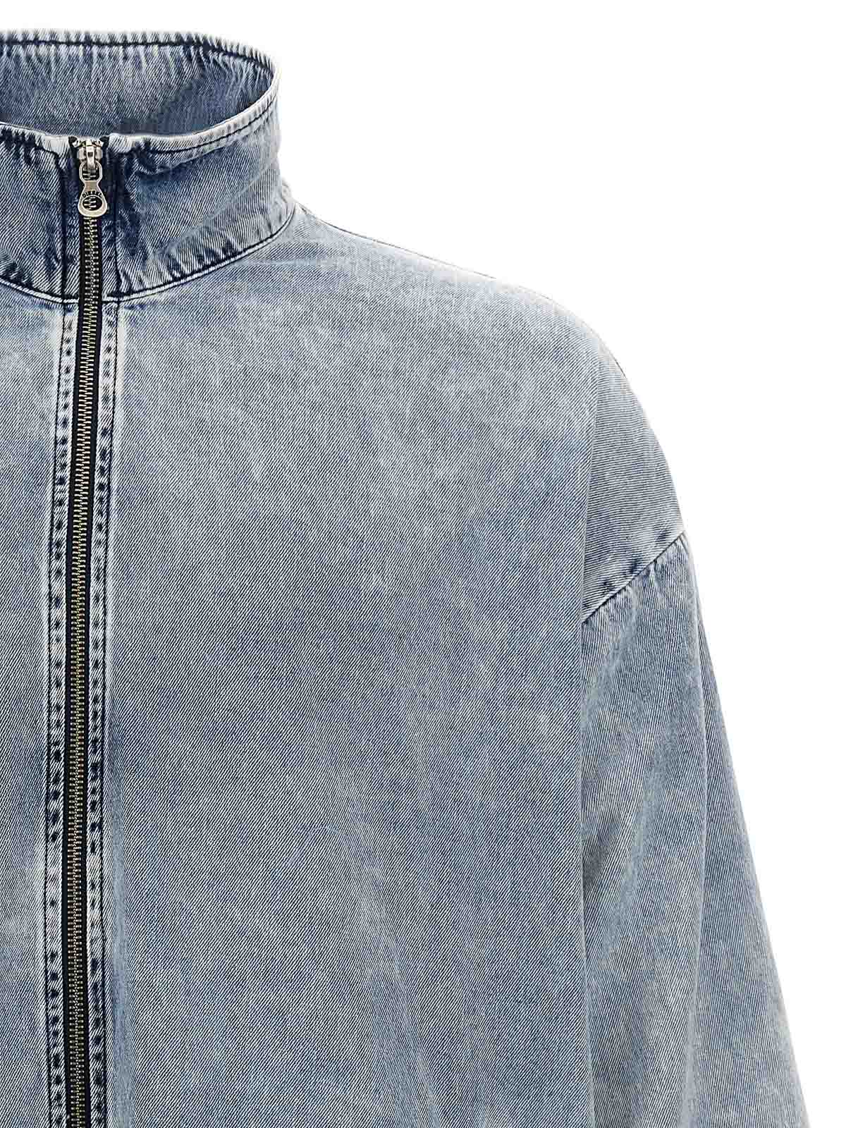 Shop Diesel D-krap-s1 Jacket In Light Blue