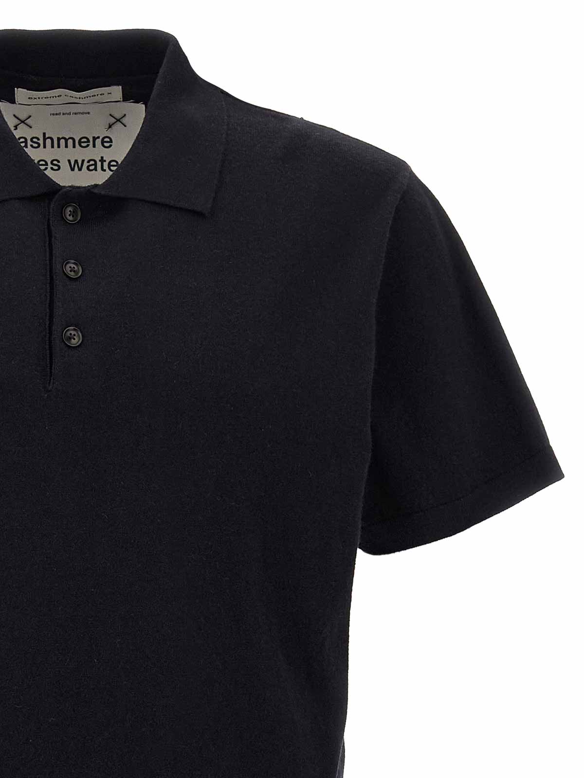 Shop Extreme Cashmere N352 Avenue Polo Shirt In Blue