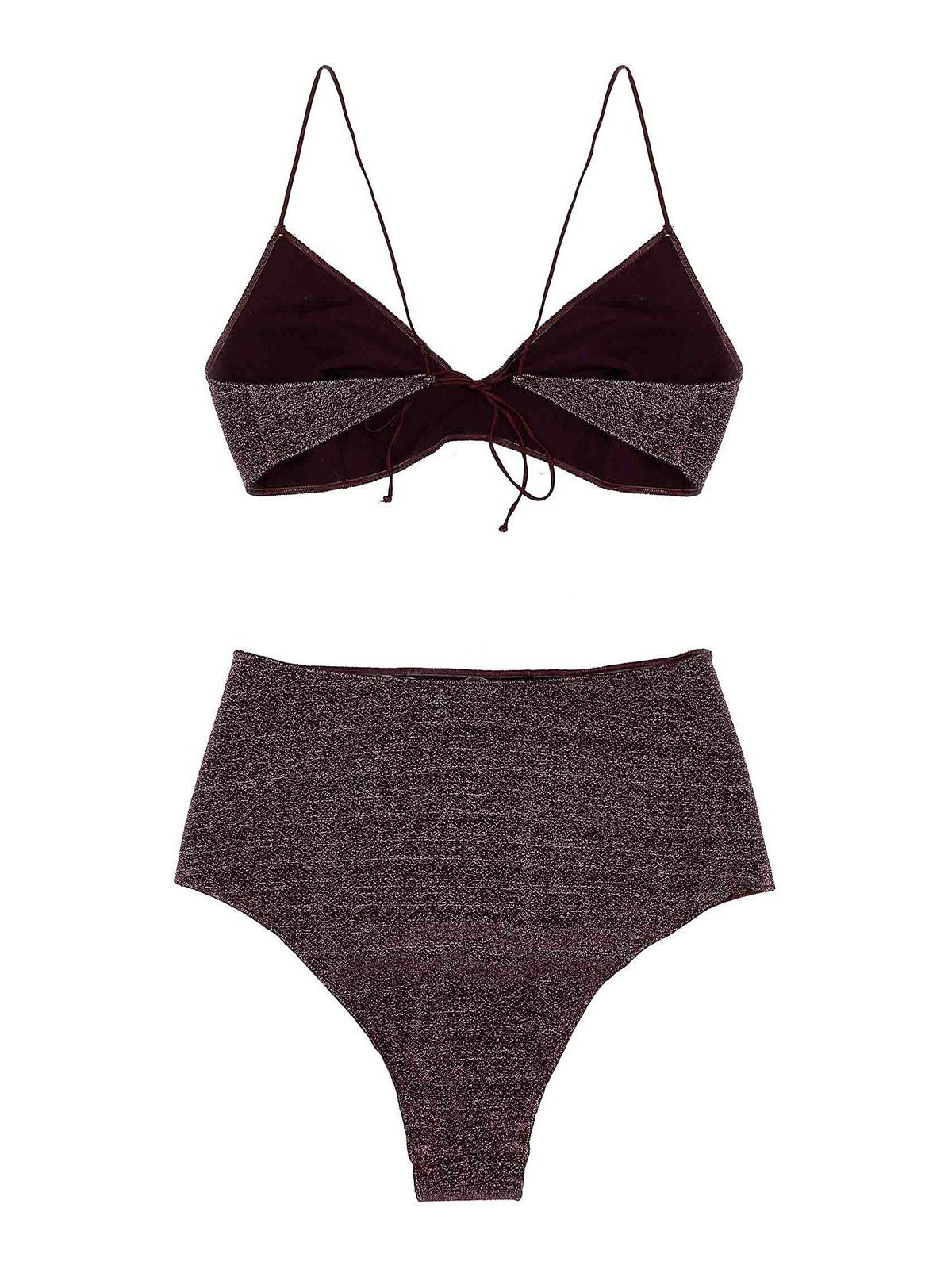 Shop Oseree Lumiere Bikini In Purple