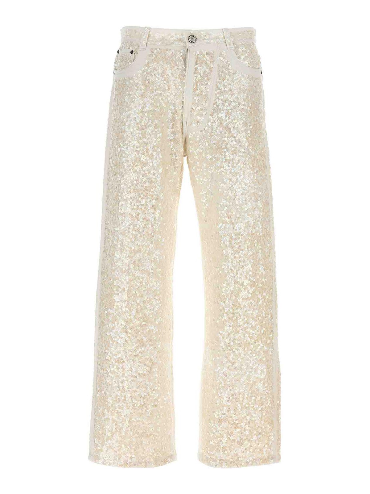 Shop P.a.r.o.s.h Guff Jeans In White