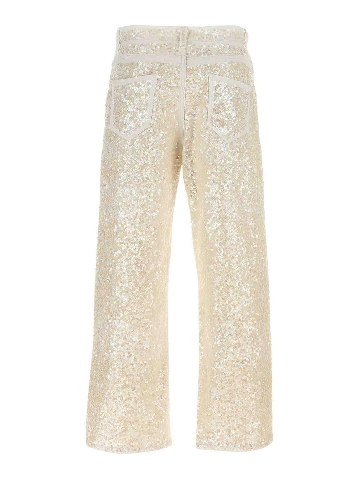 Shop P.a.r.o.s.h Guff Jeans In White