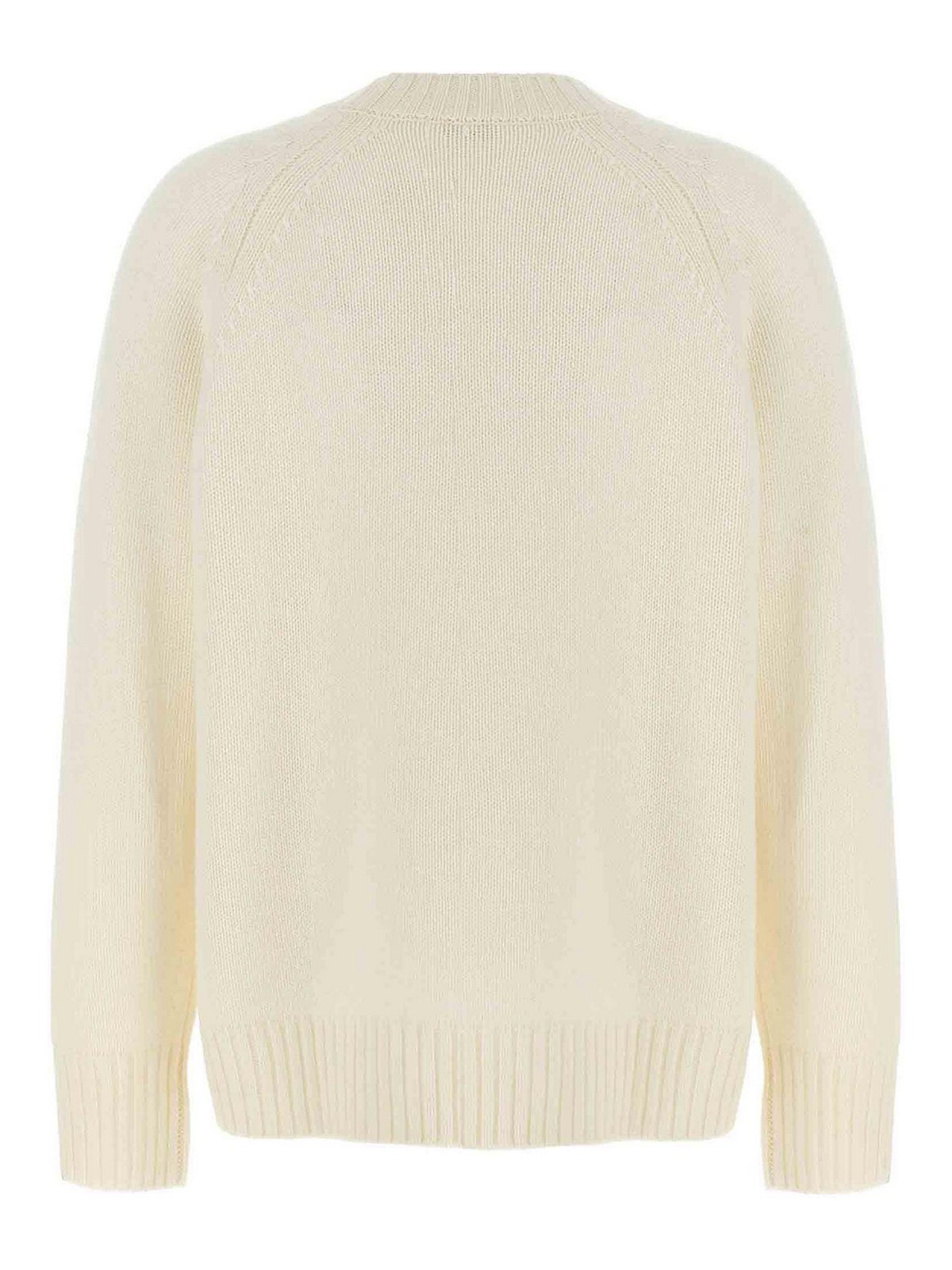 Shop P.a.r.o.s.h Wood Sweater In White