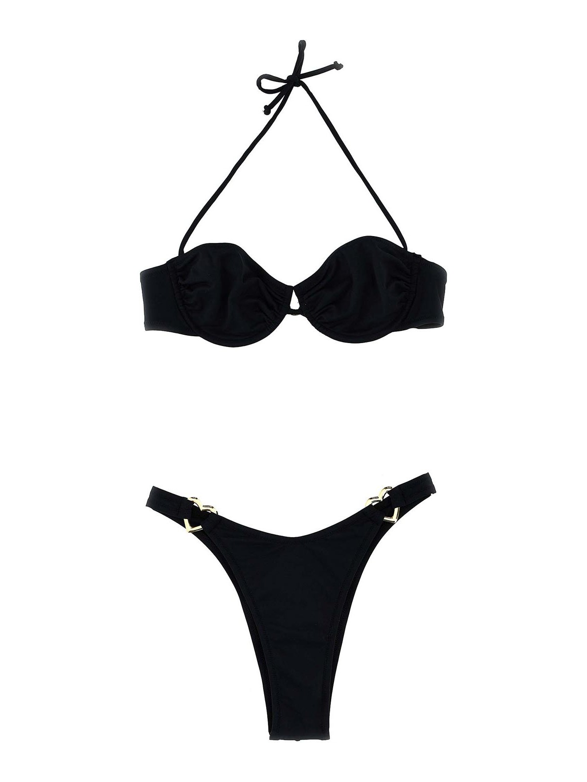 Shop Rotate Birger Christensen X Reina Olga Bikini Set In Black