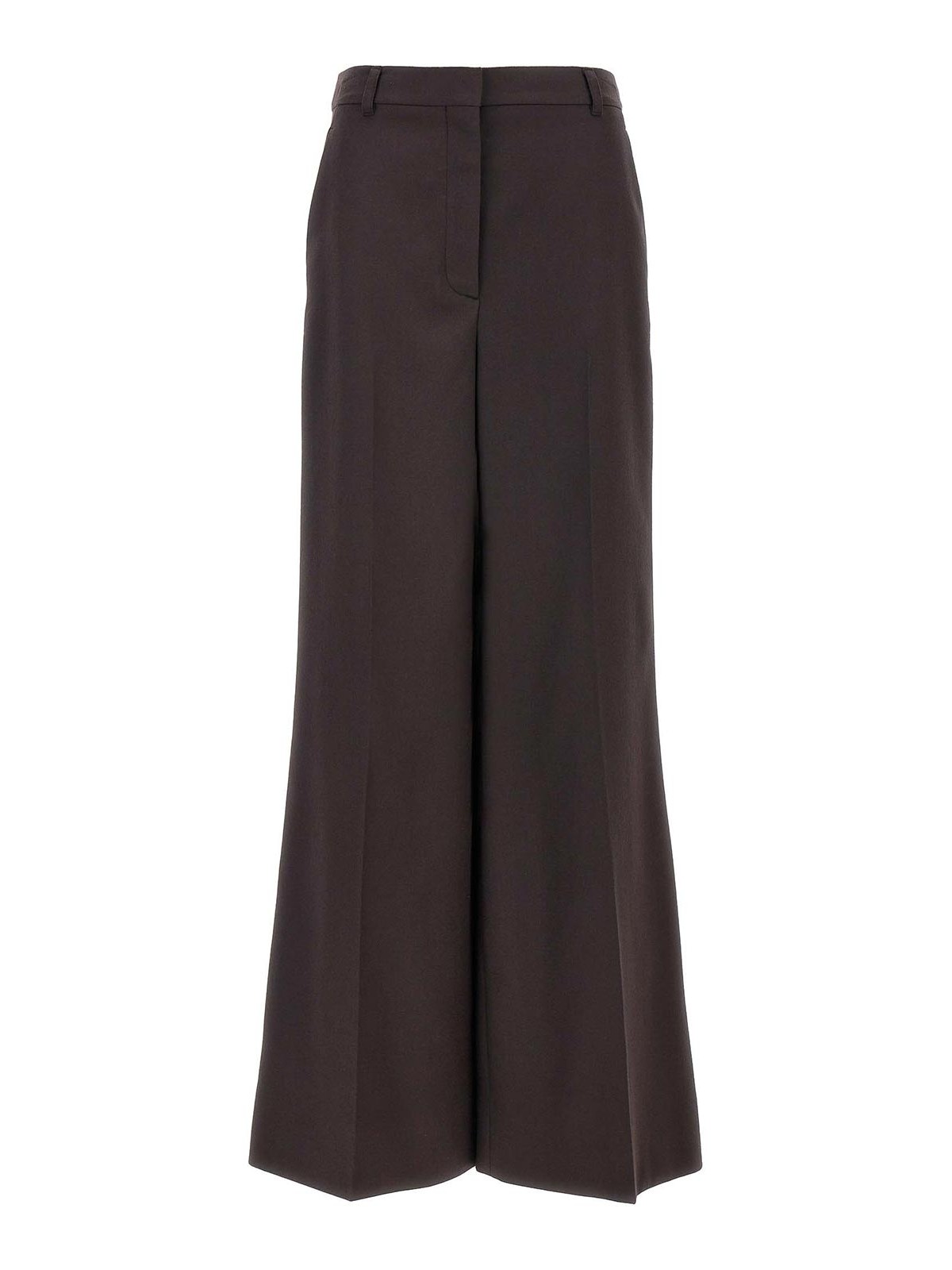 Shop Stella Mccartney Loose Leg Pants In Brown