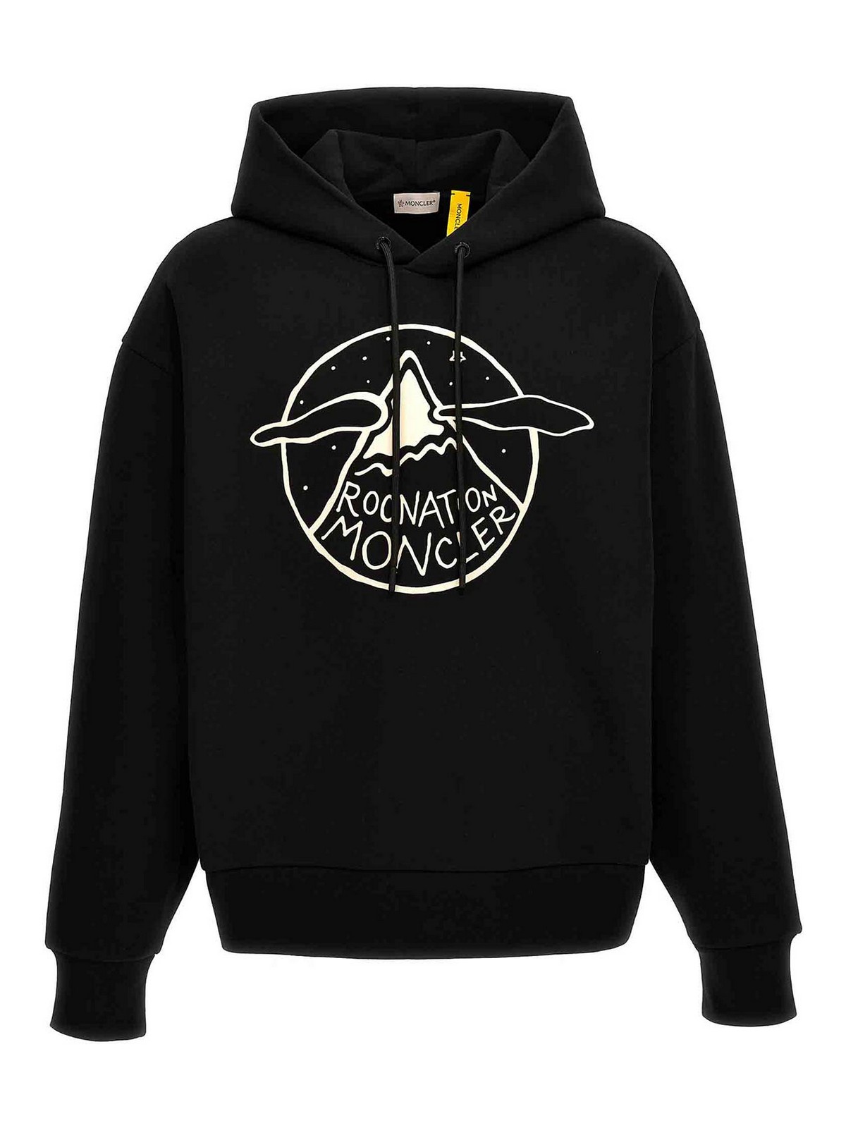●新品/正規品● MONCLER ROC NATION BY JAY-Z ロゴ Moncler Roc Nation By Jay-Z Sweatshirt - Black|8G00006809KX999
