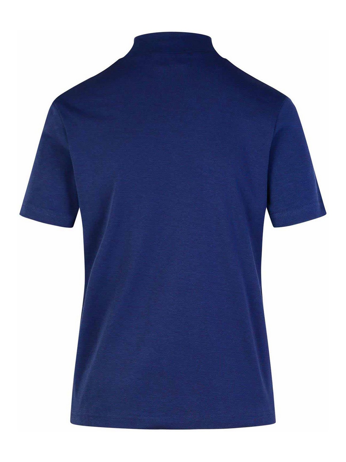 Shop Apc Caroll Navy Cotton T-shirt In Azul Oscuro