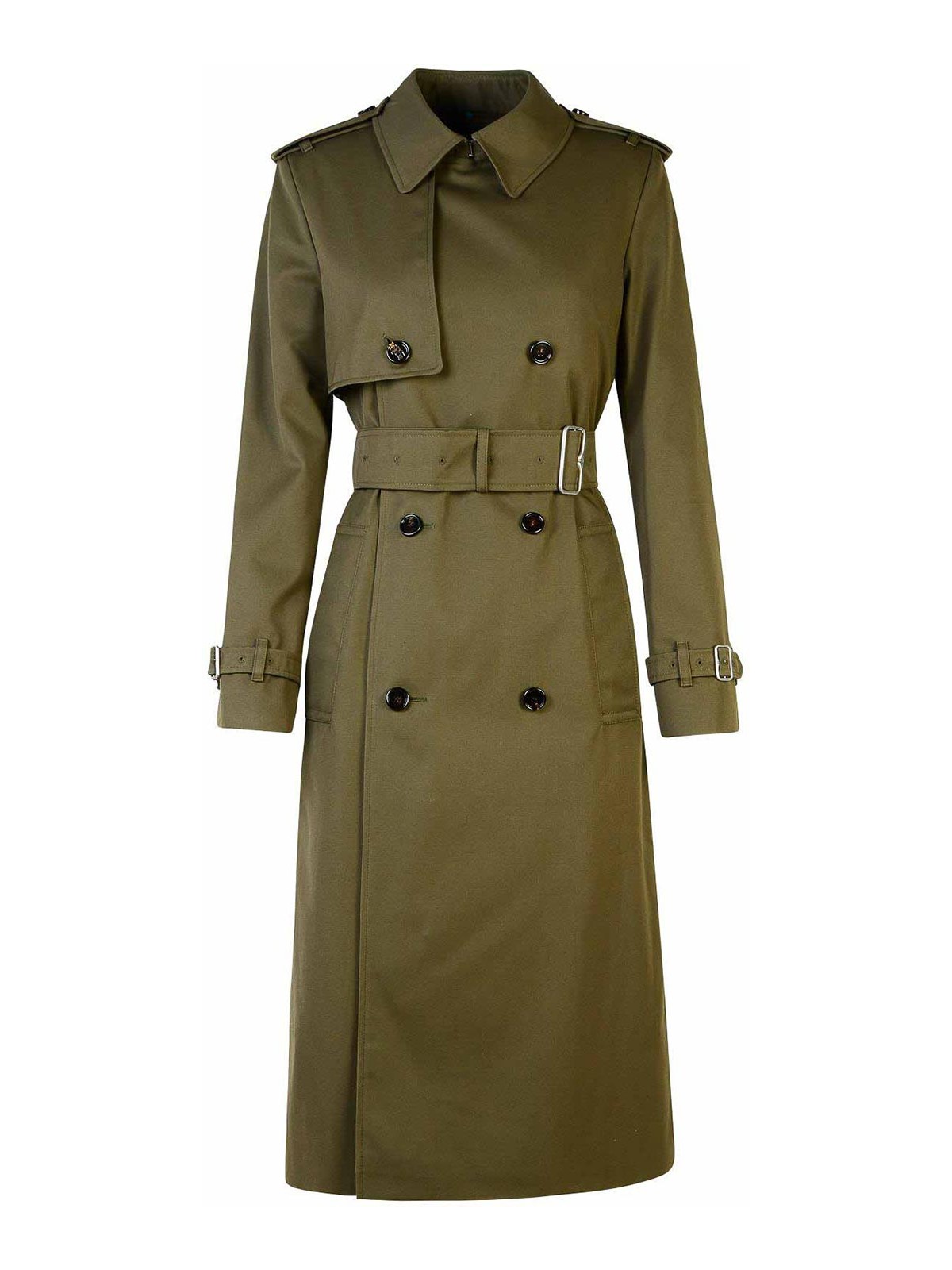 Burberry trench green online