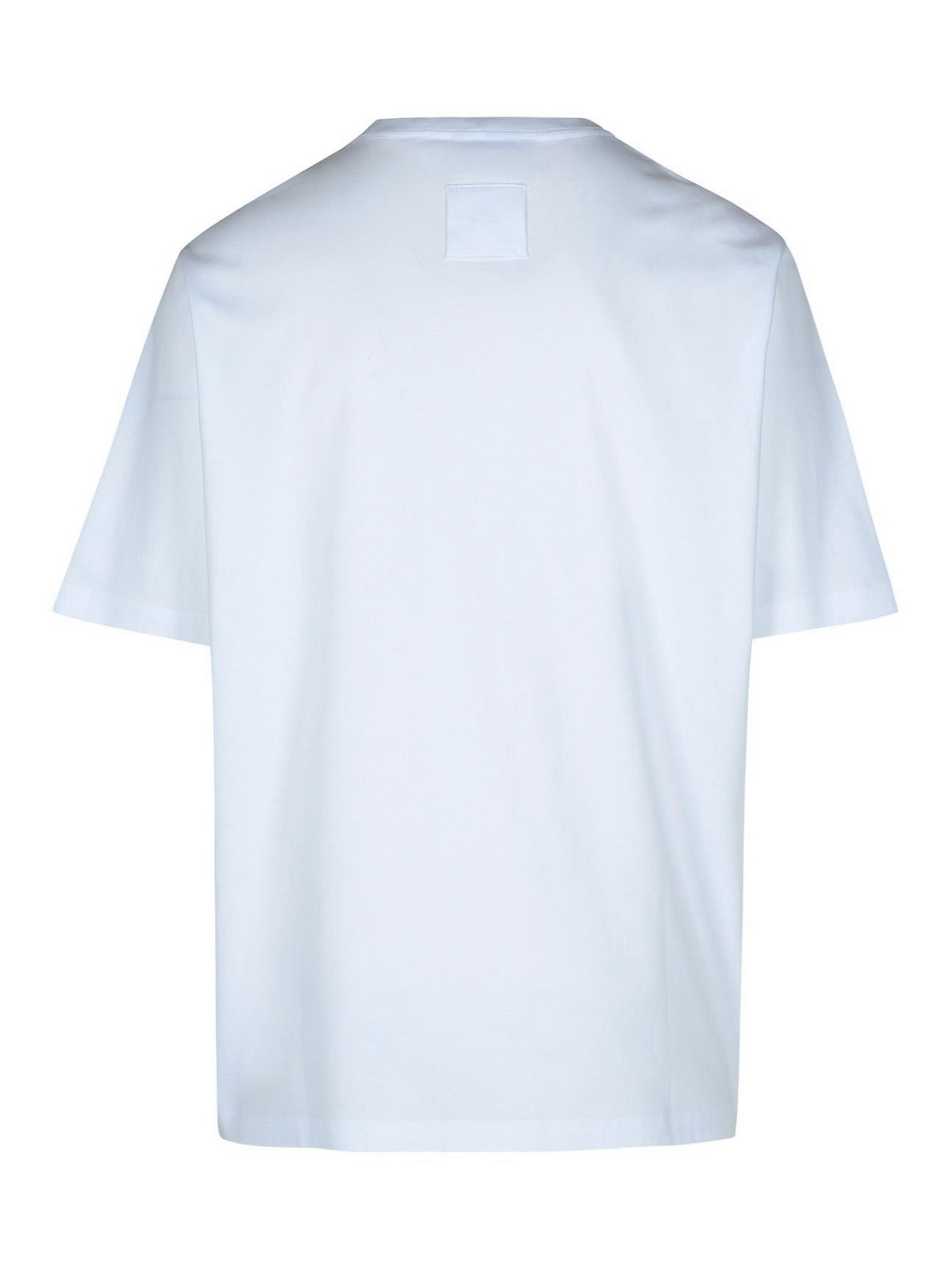 Shop Lanvin White Cotton T-shirt In Blanco