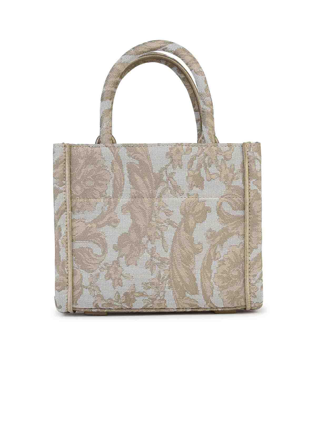 Shop Versace Small  Beige Bag In Beis