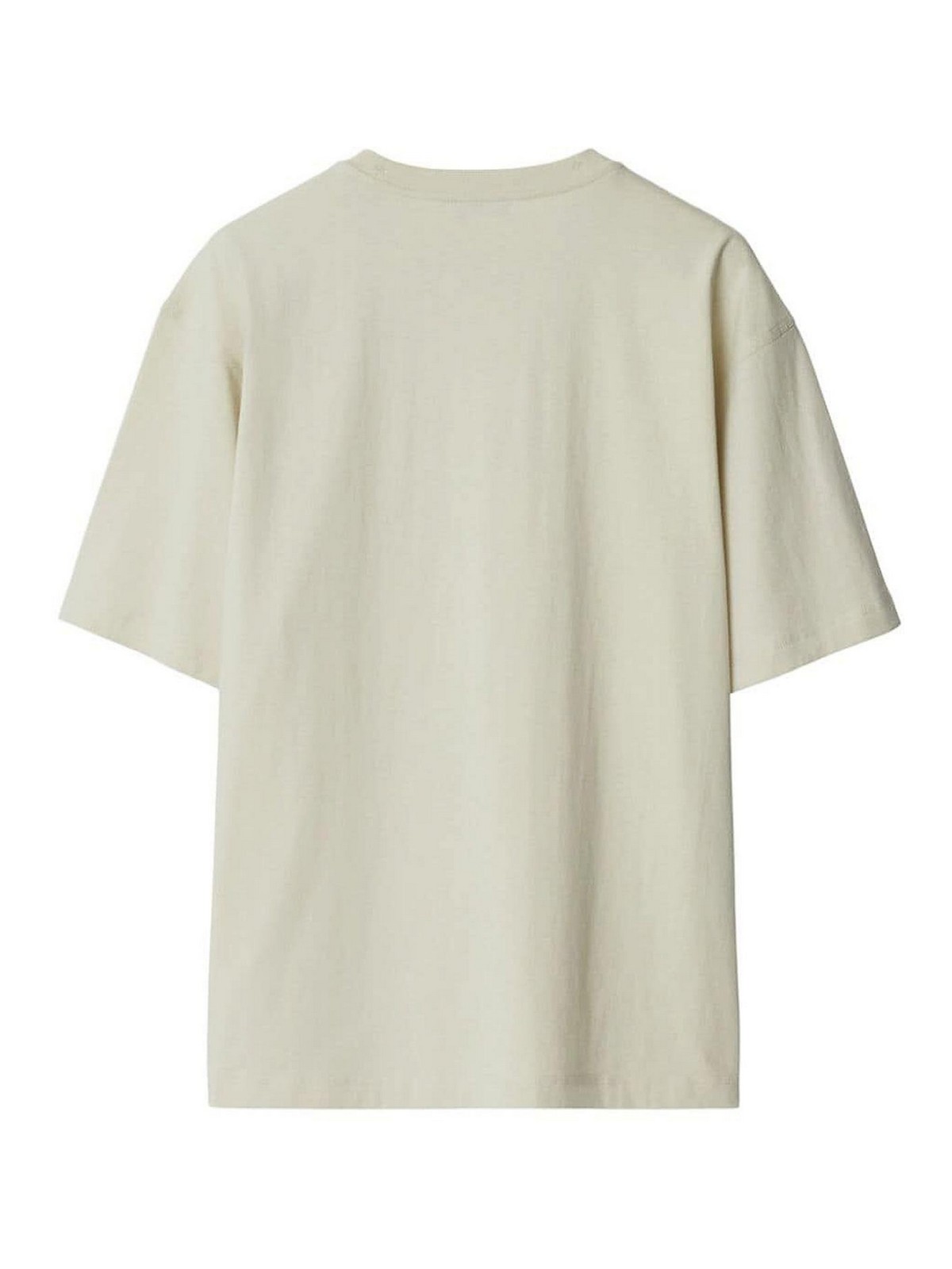 Shop Burberry Ekd T-shirt In Blanco