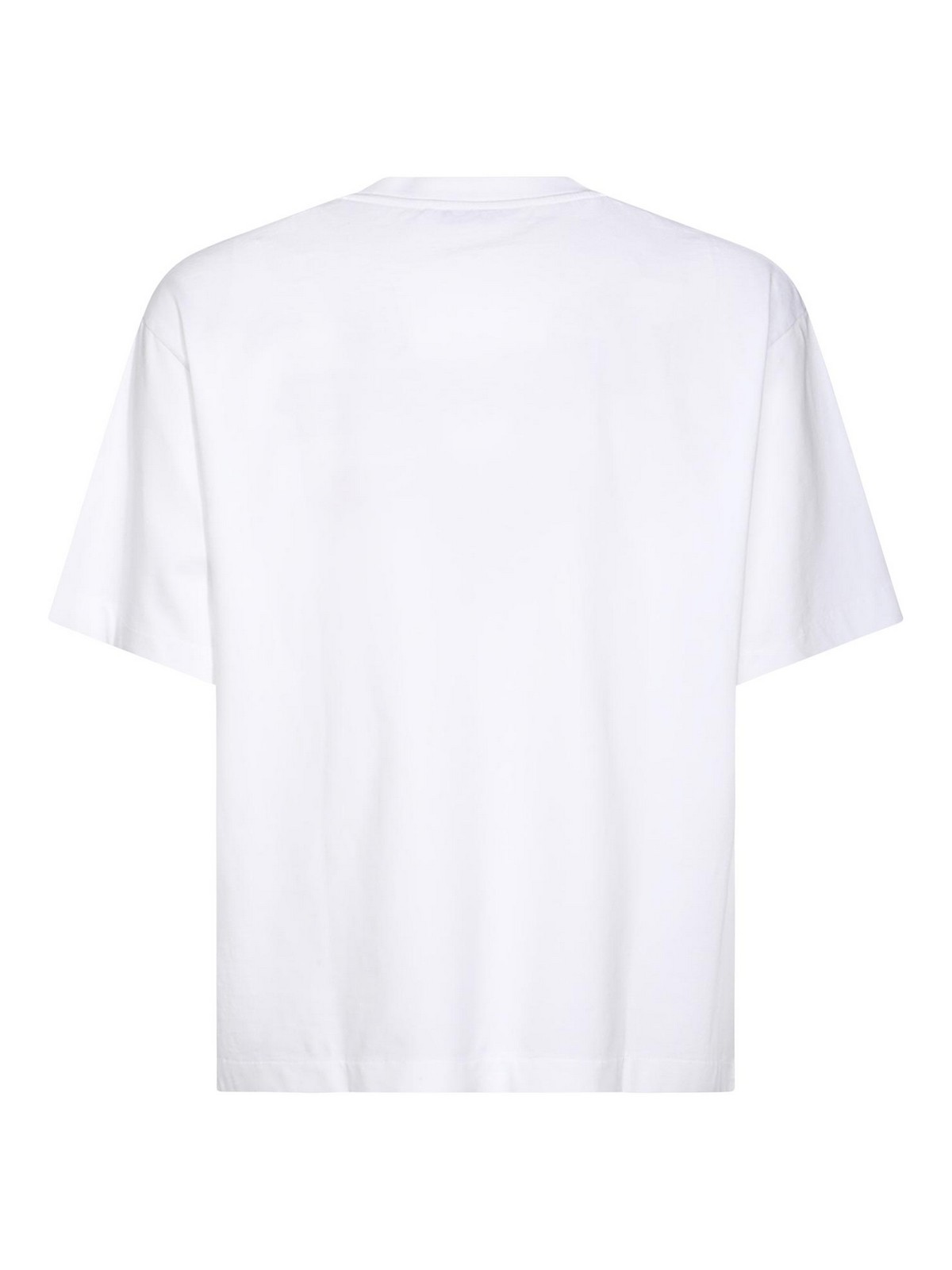 Shop Off-white White Cotton T-shirt In Blanco