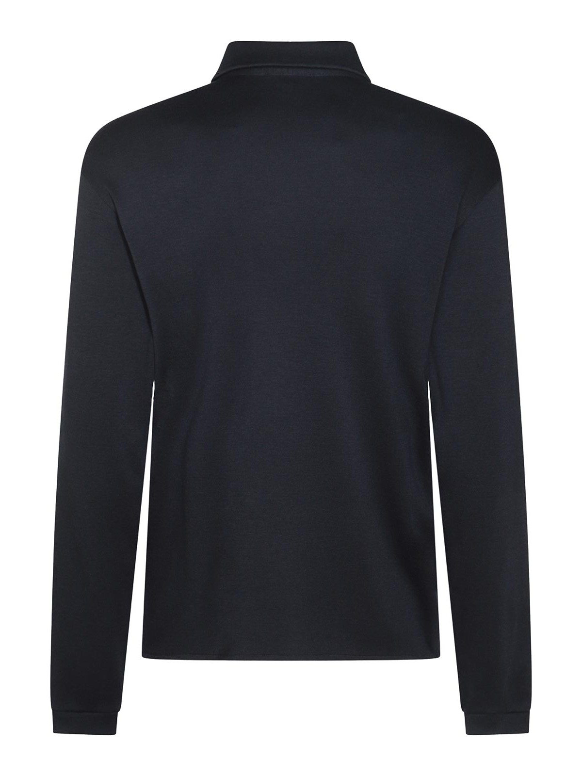 Giorgio Armani Black Wool Shirt In Negro