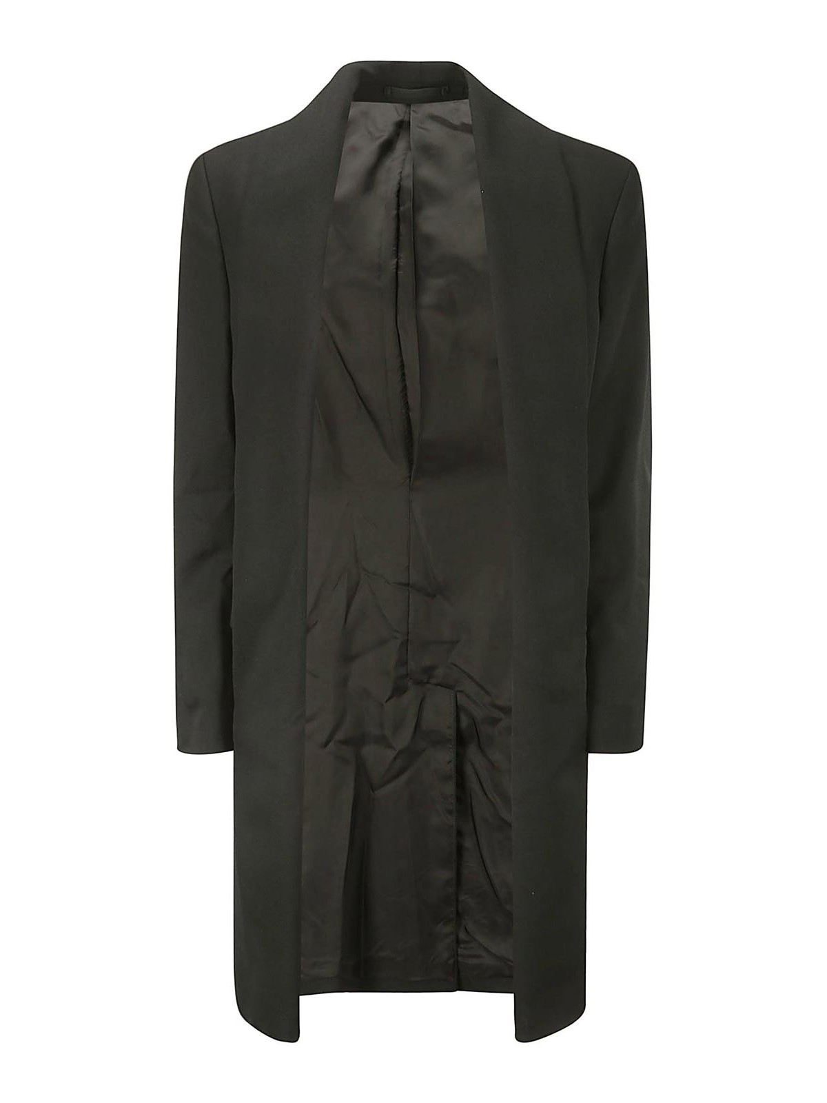 Shop Comme Des Garçons Long Jacket In Black