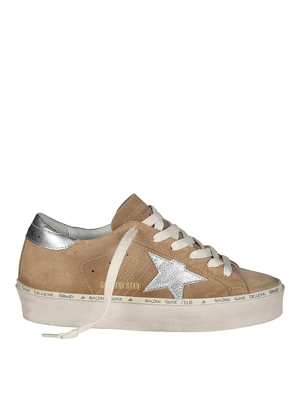 Golden GOLDEN GOOSE LAMINATED HI STAR 36 Goose Hi Star Suede Star 