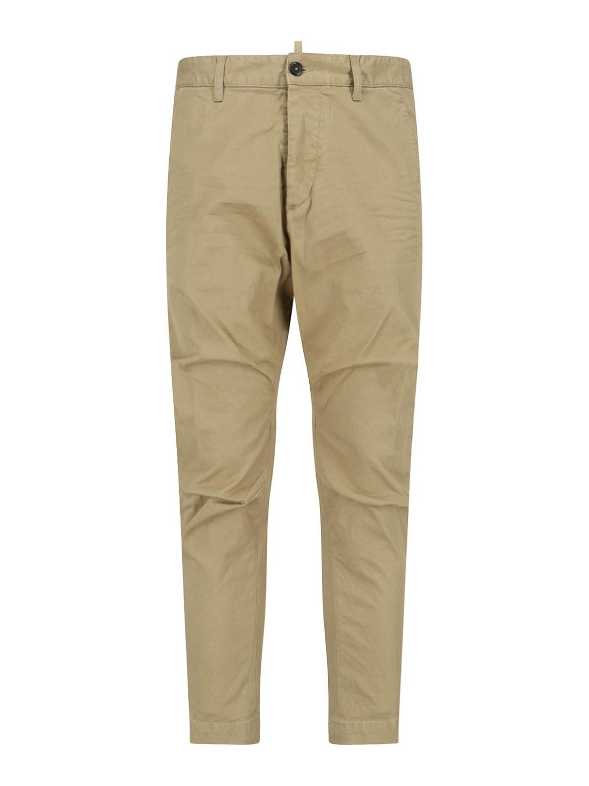 Shop Dsquared2 Chino Trousers In Beige