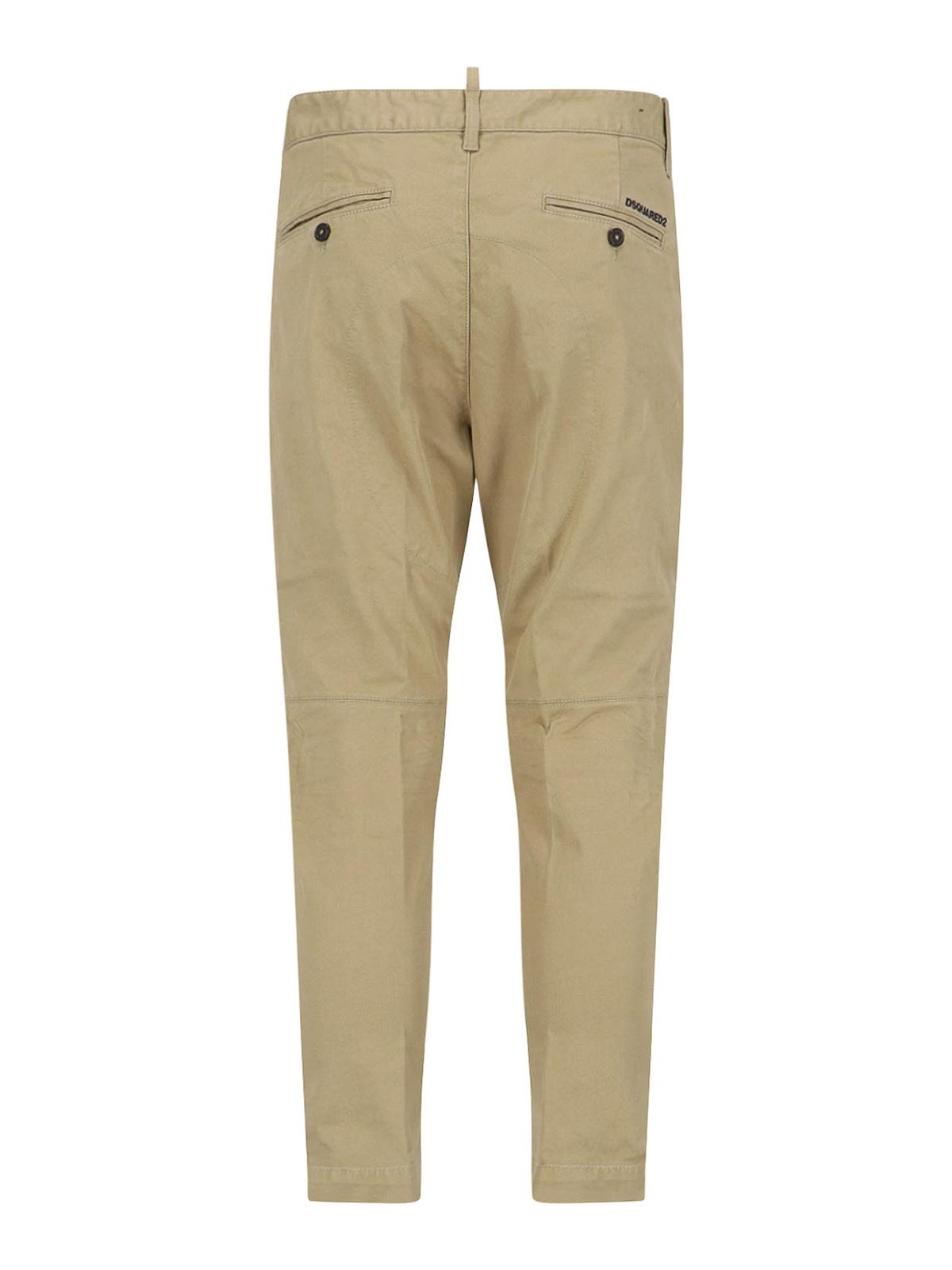 Shop Dsquared2 Chino Trousers In Beige