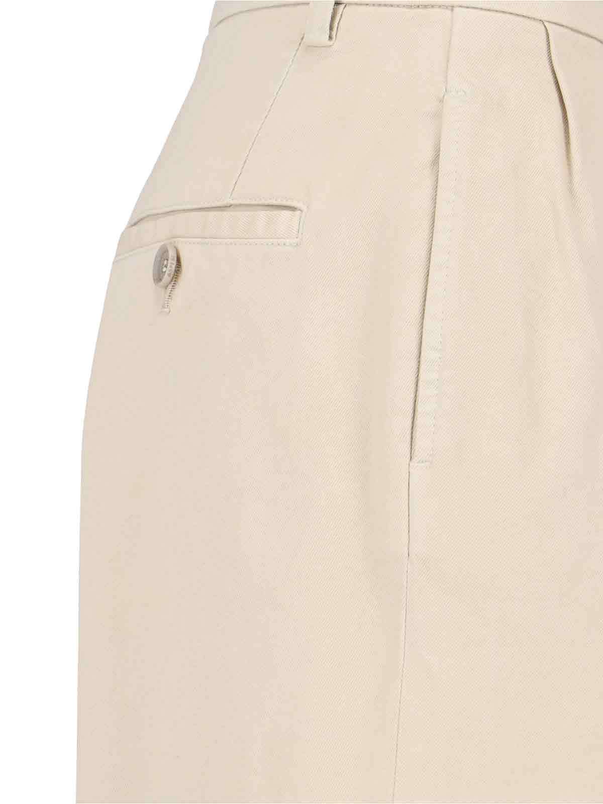 Shop Aspesi Straight Trousers In Beige