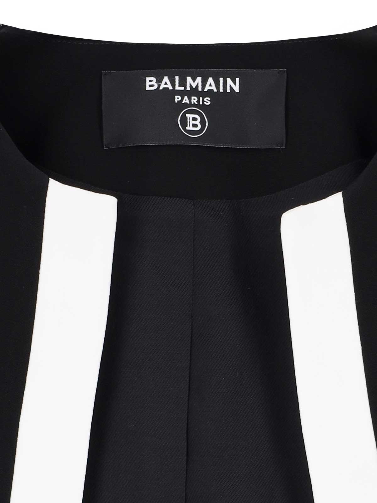 Shop Balmain Spencer Crewneck In Black