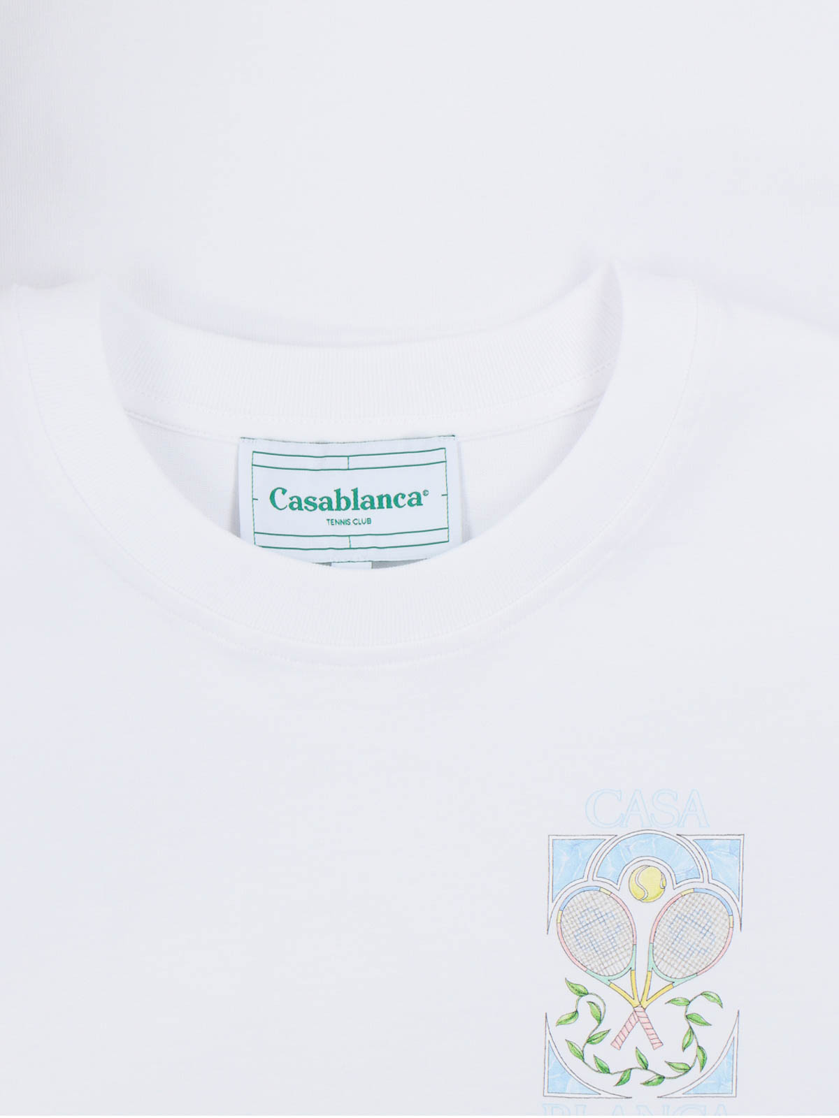 Shop Casablanca T-shirt In White