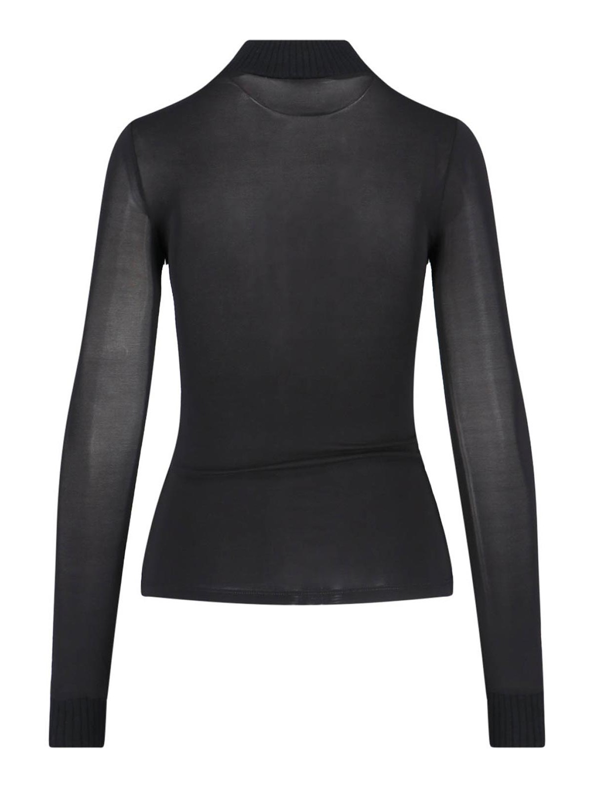 Shop Courrèges Crewneck In Black