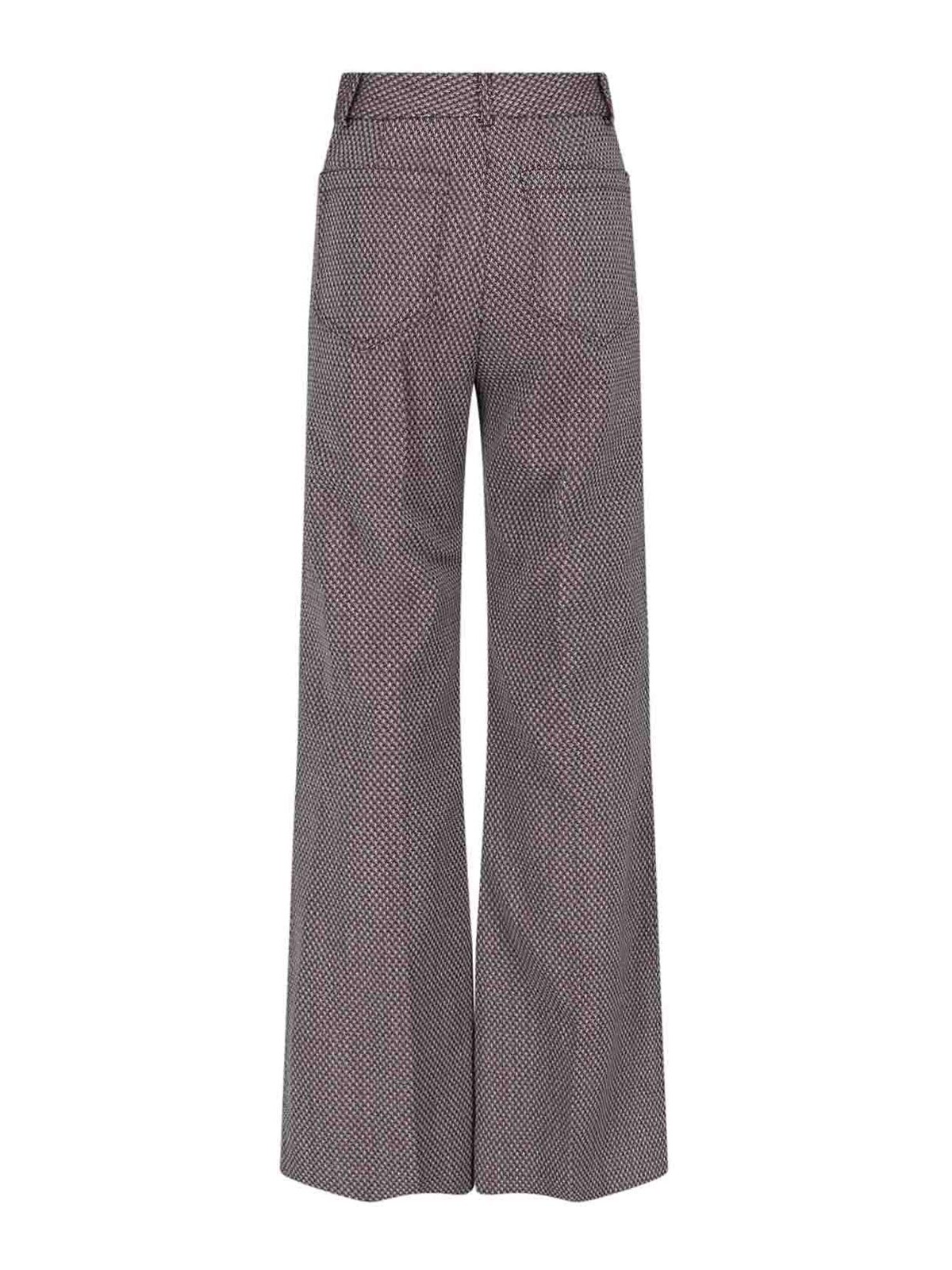 Shop Victoria Beckham Palazzo Trousers In Brown