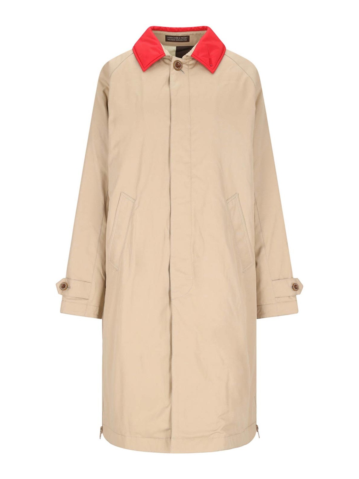 Shop Undercover Trench In Beige