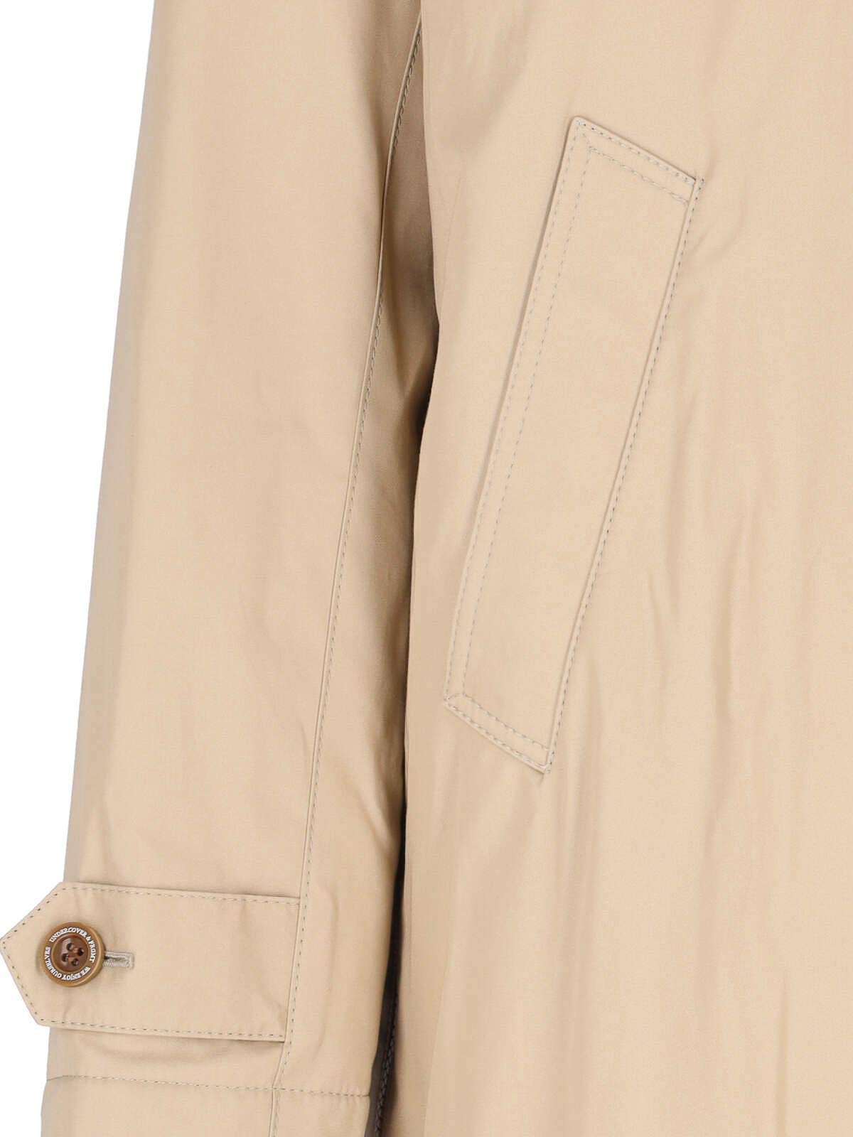 Shop Undercover Trench In Beige