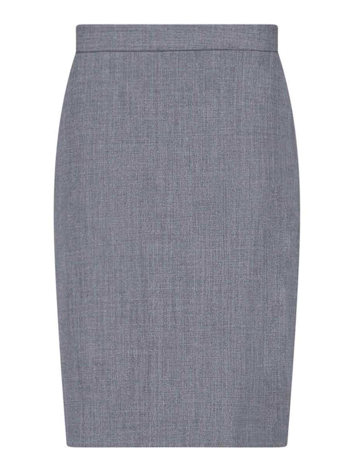 Shop Nili Lotan Skirt In Grey